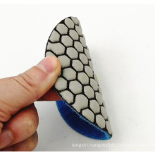 dry polishing pad 4 inch Sharp type diamond polishing pads/dry flexible polishing pad For Granite Marble Sanding Disc